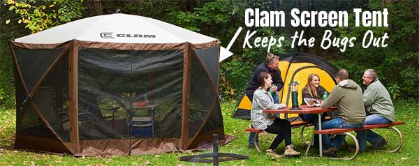 clam screen houses