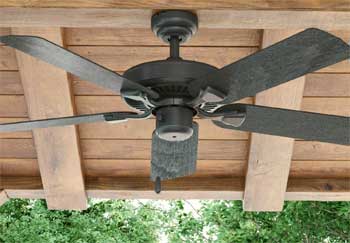 Outdoor Wet-Rated Ceiling Fan for Pergola or Gazebo